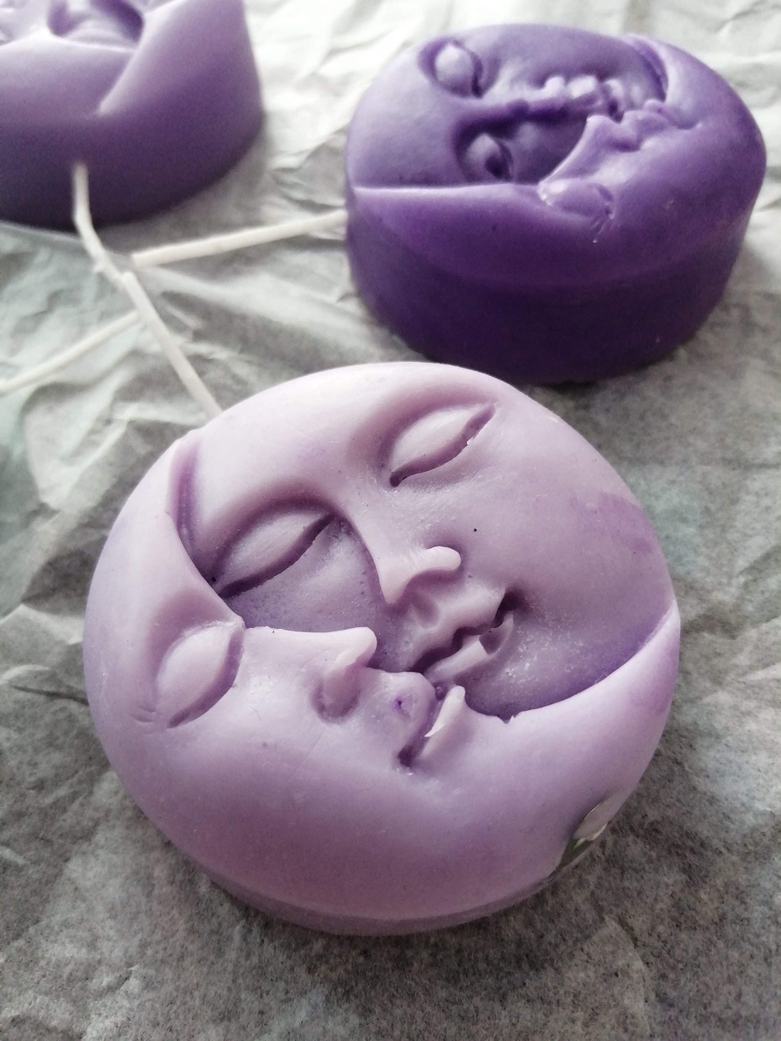 Sun and moon candle Soy candle Moon candle Magic Gift for Etsy