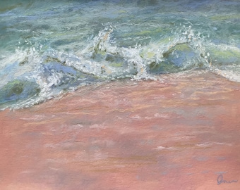 Original Art Painting | Beach Artwork | Soft Pastel Painting