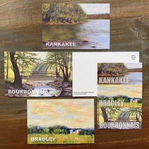 Cartoline di Kankakee Bradley Bourbonnais Illinois