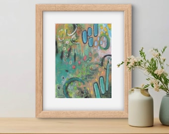 Contemporary Small Art Painting “Lost in a Dream”