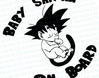 Saiyan On Board Etsy