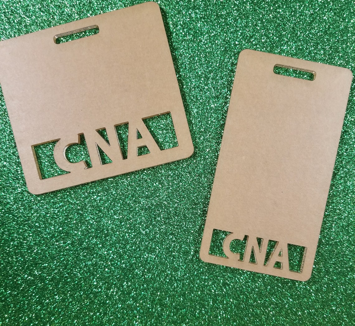 Badge buddy Acrylic blanks Etsy