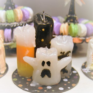 1:12 Scale Dolls House Halloween Spooky Candles Decoration