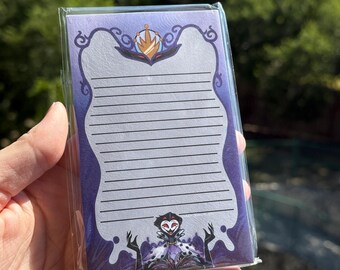 Stolas Goetia Themed Helluva Boss lined notepad 3" x 5" memo pad