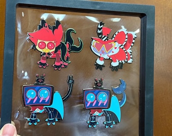 LE Hazbin Hotel Season 2 Happy Tail Enamel Pins (60mm)