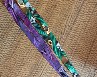 Necromancer and Crow-themed DAV Lanyards