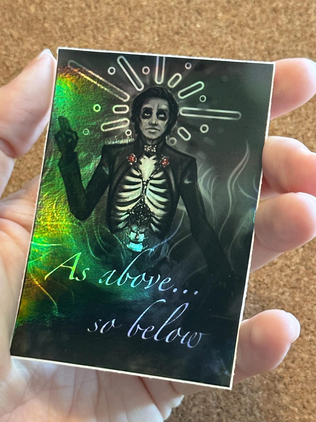 Copia Frater Imperator as Above so Below Pagan Holographic Sticker ...
