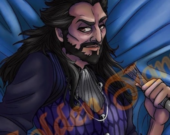 Crow Assassin Lucanis fantasy demon daki dakimakura pillowcase 50x150cm
