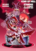 PRE Wave 3 Limited Lucifer King of Hell 3-layer 8" tall Hazbin Hotel acrylic standee
