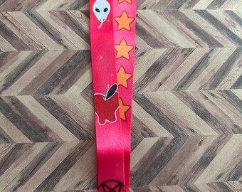 Lucifer Morningstar Hazbin themed Lanyard