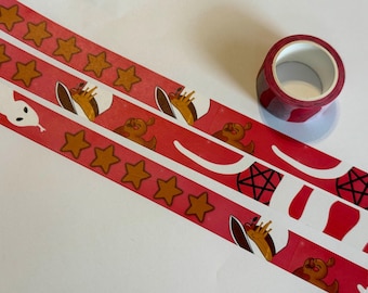 Lucifer Five Stars Hazbin washi tape 20mm x 10m