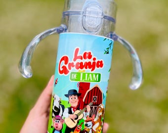 La Granja de Zenon Kids Water Bottle, Personalized Birthday Gift