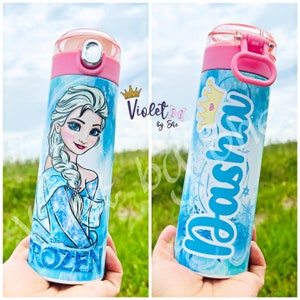 Elsa Custom Kids Bottles Personalized for baby 14oz..