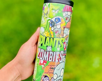 Zombies Tumbler Kids Bottle for kids 12oz & 20oz Birthday Gift with Name Personalized
