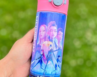 K-pop Inspired Tumbler - Huntrix Water Bottle  12oz-20oz Birthday Gift Personalized.