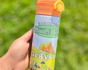 Little Bear 12oz Kids Water Bottle, Little Bear Show, Bear Tumbler, Back to School, Gifts for kids, Sublimation, Personalized Water Bottle