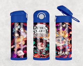 Anime Demon Slayer Tumbler – Personalized Stainless Steel Water Bottle