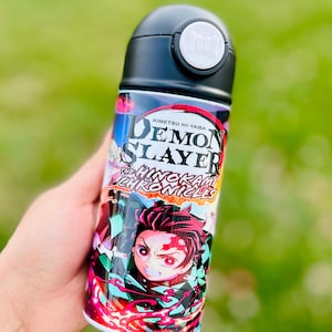 Anime Demon Slayer Inspired Tumbler - Anime Tumbler  12oz-20oz Birthday Gift Personalized. School Water Bottles spill-resistant