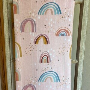 Rainbow Minky Blanket, Rainbow Girl, Blush Rainbow, Boho Girl, Boho Rainbow, Boho Blush, Girl Toddler, Rainbow Girl Gift, Baby Girl Gift