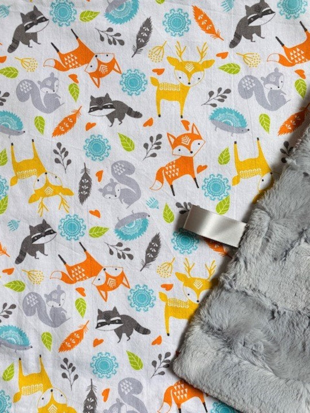 Carter's pink fox security blanket Clearance