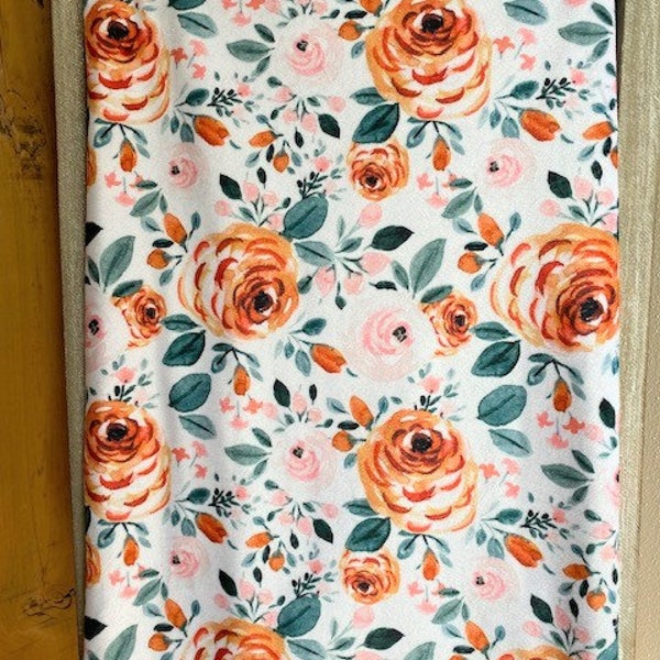 Sugar + Maple Vibrant Rose Minky Blanket main image 1