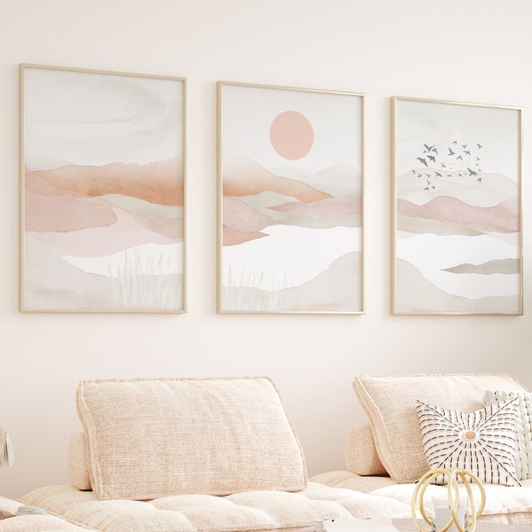 Pink Wall Decor Simple - Etsy