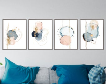 Wall art set of 4 deals