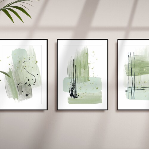 Printable Wall Art Set of 3 Wall Decor Bedroom Wall Art Etsy