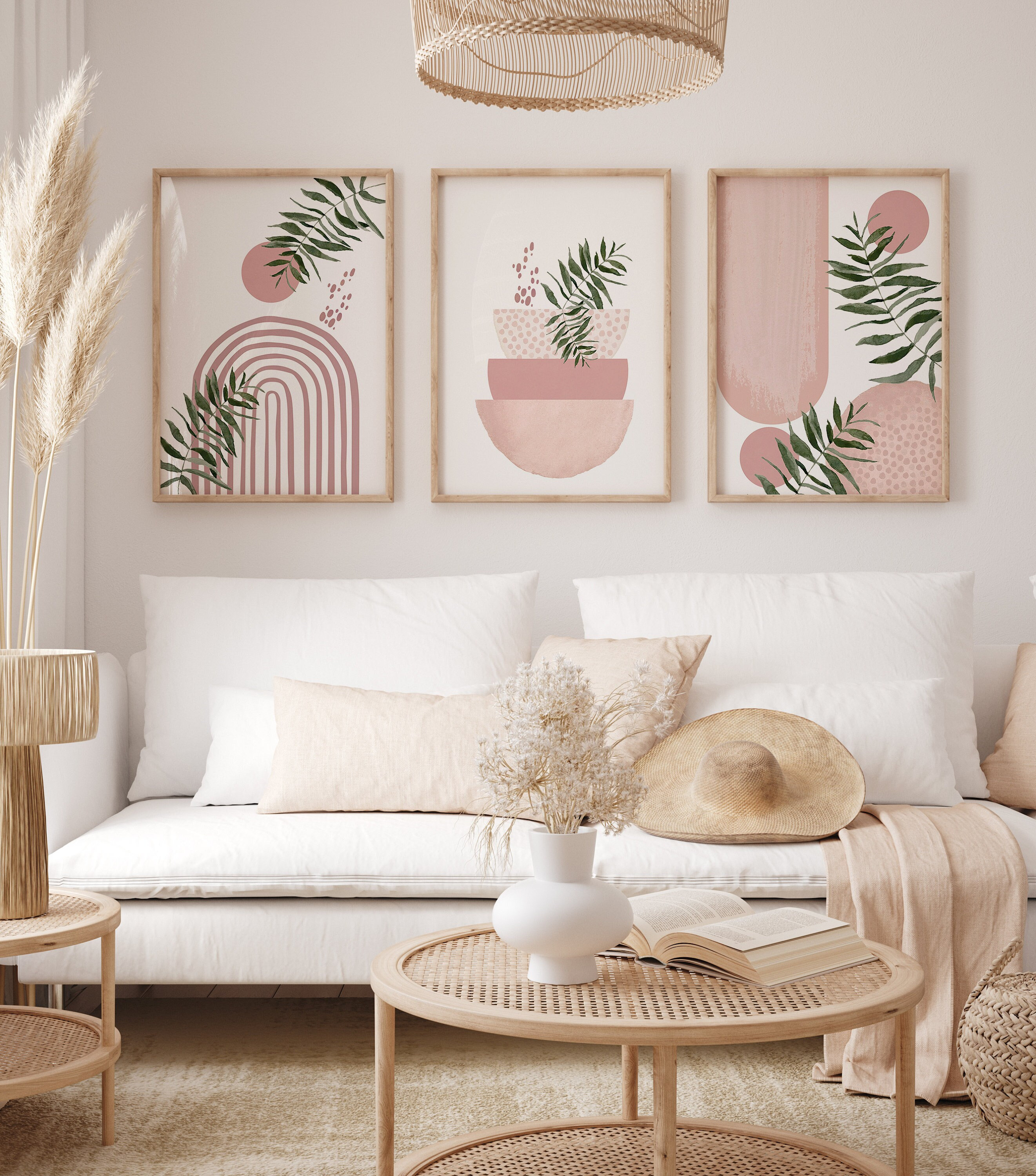 Pink Boho Wall Art Ireland