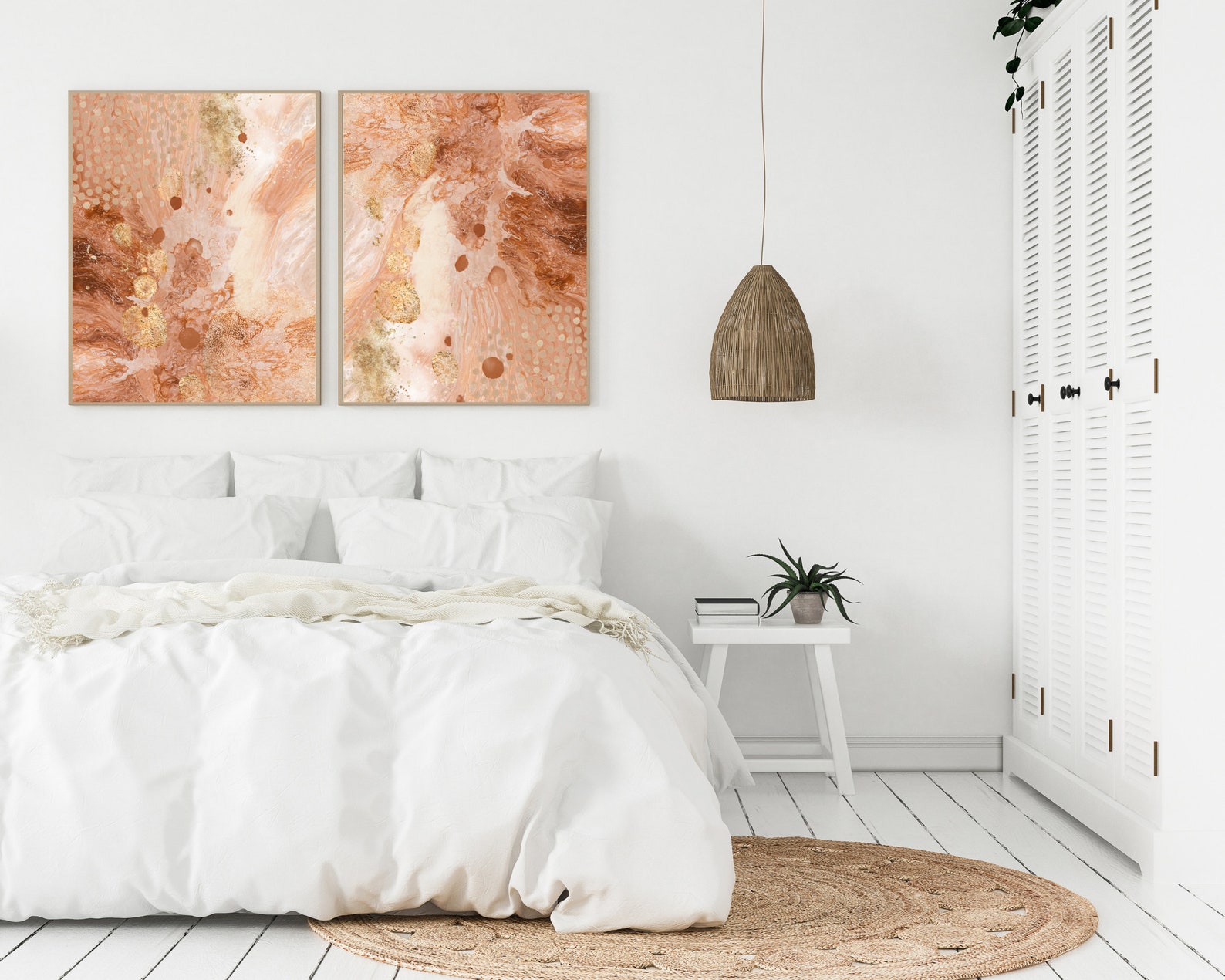 Earth Tone Abstract Art Neutral Wall Art Beige Cream Gold - Etsy