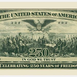 Pack of 50 – U.S. 250th Anniversary Semiquincentennial Commemorative Bills-Made In The USA! Patriotic Celebration Collectible Novelty Fun image 5