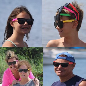 Neon Sunglasses Kids (Pack 48) Assorted Cool Colors Neon Sunglasses Party Favors Party Pack Wholesale Bulk