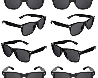 Bulk Black Sunglasses (72 Pack) - For Weddings, Groomsmen, Bachelor Party, Favors, Parties, Schools Bulk Pack