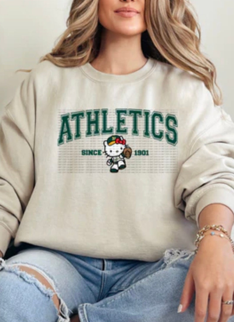 Oakland Athletics A's Tshirt Adult 2XL White Green Baseball