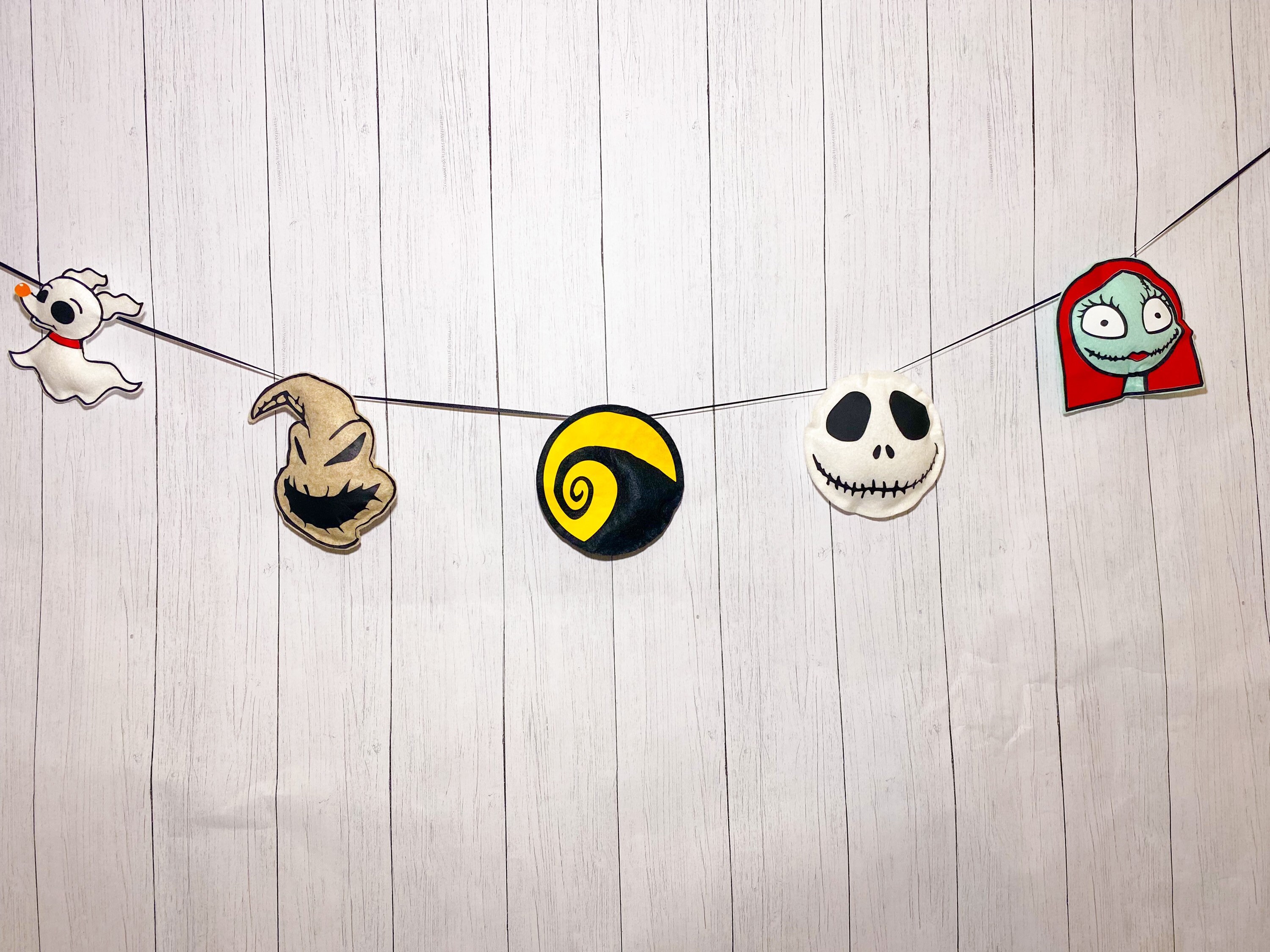 Nightmare before Christmas Garland Jack Skellington Sally Etsy