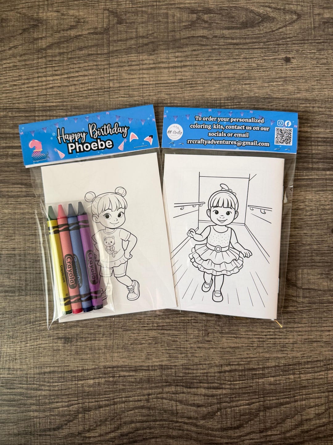 Color Me Sticker Design Color ME Sticker Kit – Custom Birthday Coloring Page From Photo ...
