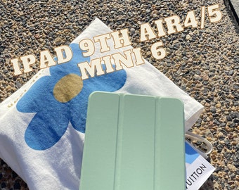 Matcha Green iPad Magnet Smart Case für iPad Mini6, iPad 9th Gen 10.2, iPad Air 4/5 10.9 inch & 11 inch