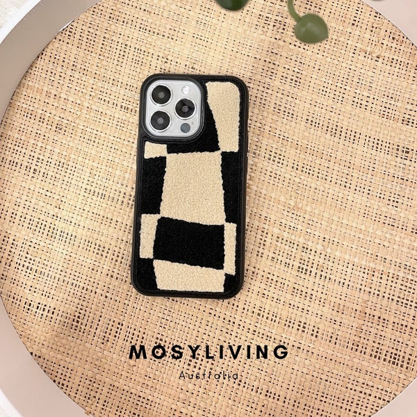 Furry Iphone case Embroidery For iPhone iX / i11 /i12 / i13