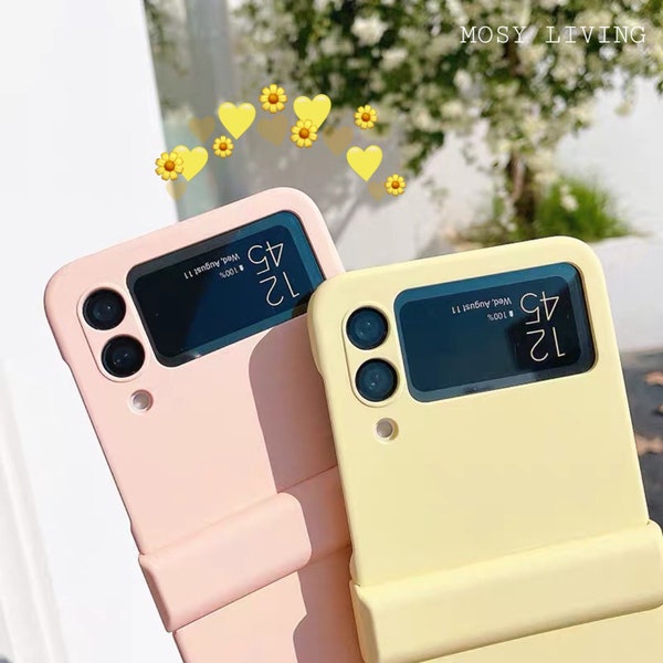 Pantone Samsung Z Flip 3 Coque en silicone résistante avec charnière pour Samsung Flip 4