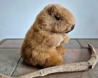 Capibara realizzato con lana di alpaca al 100%