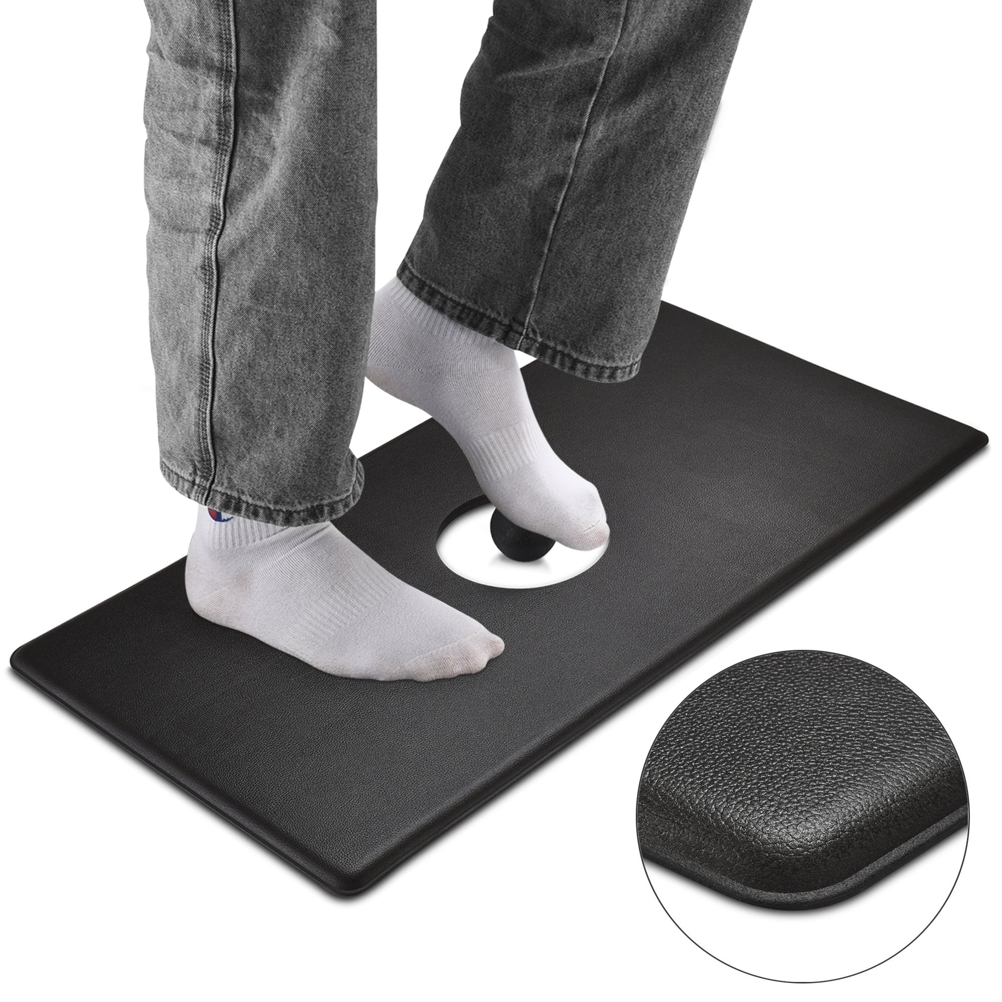 Extra Thick Anti Fatigue Floor Mat,Kitchen Mat, Standing Desk Mat