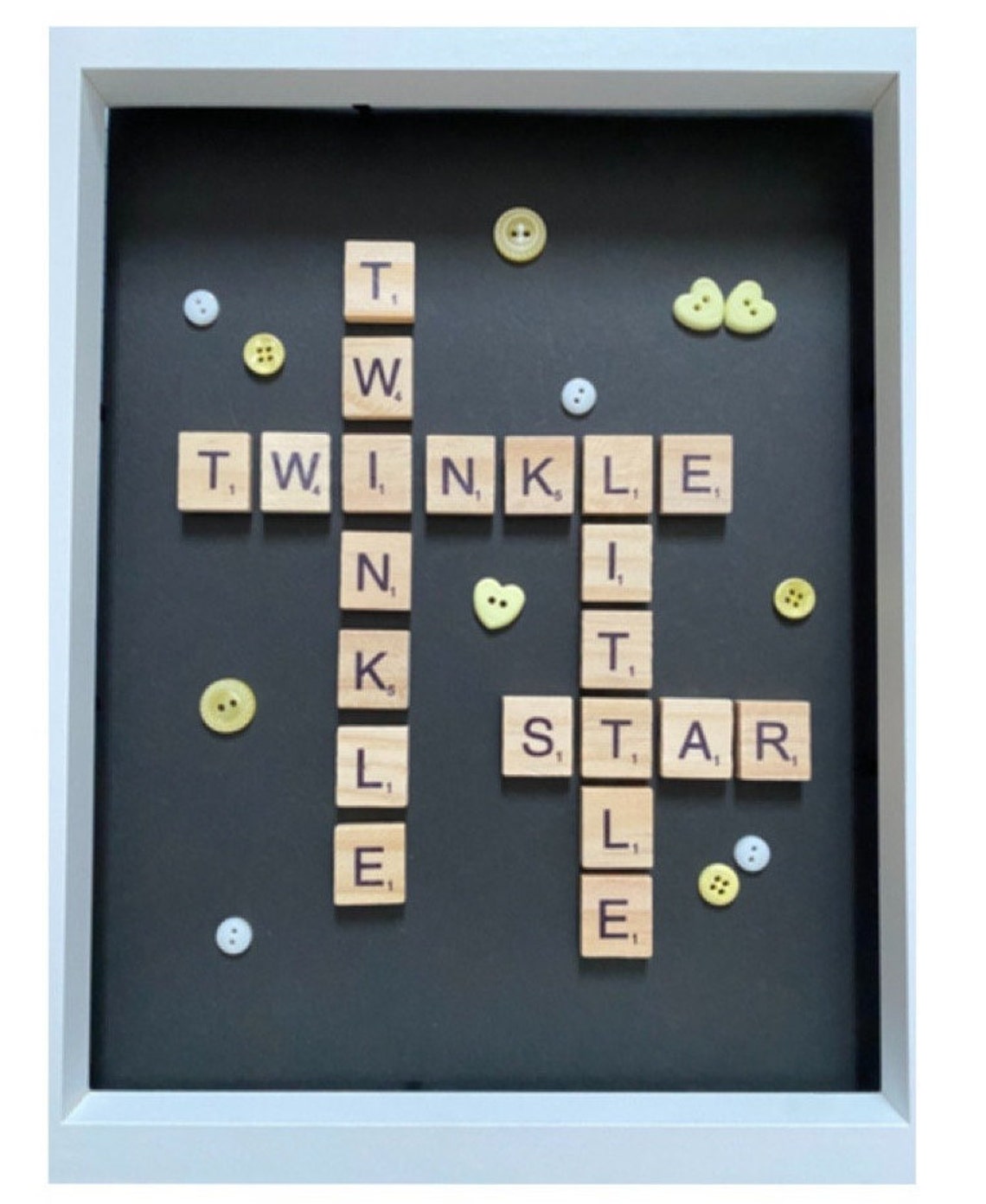 Personalised scrabble frames Etsy