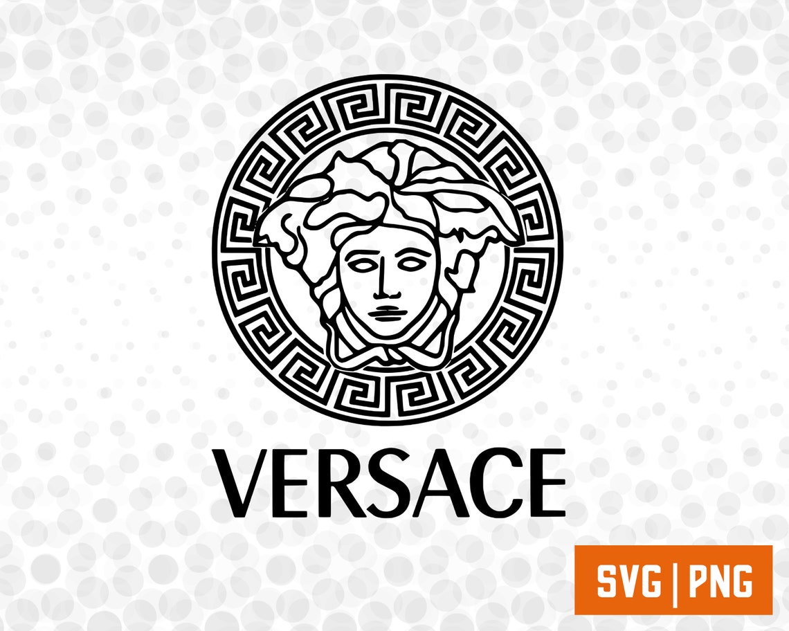 Versace SVG Cut file Versace fashion brand Versace Luxury | Etsy