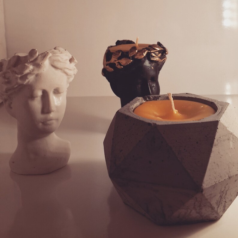 Sculpture candle Etsy