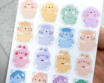 Gummy Cuttie / Pegatinas divertidas, Pegatinas lindas, Pegatinas del planificador / Mate