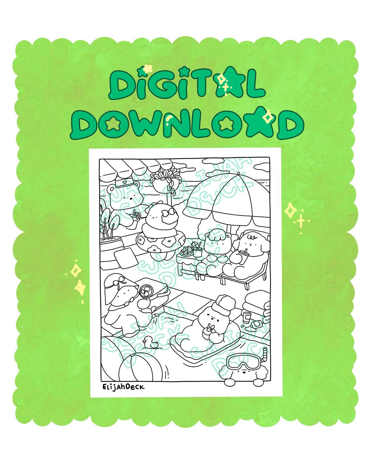 Digital Download | Summer Pool Party