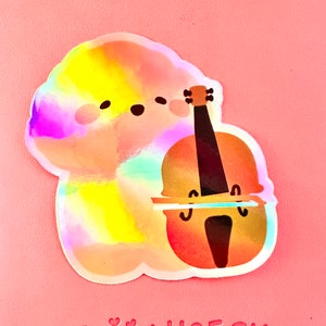 Cello Sticker, Instrument sticker, Waterproof Sticker, Violin, Viola, Cello, String Sticker.