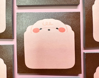 Post it de pan integral, bloc de notas adhesivas, bloc de notas, nota adhesiva kawaii