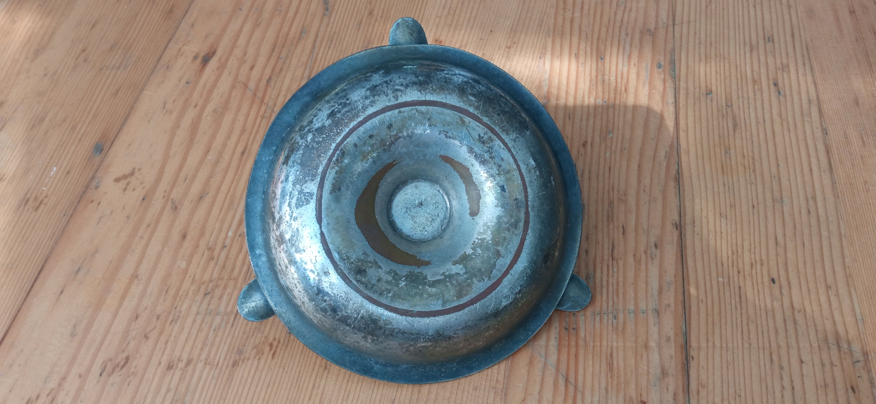 Vintage Brass Silverplated Ashtray With Figurine Etsy UK