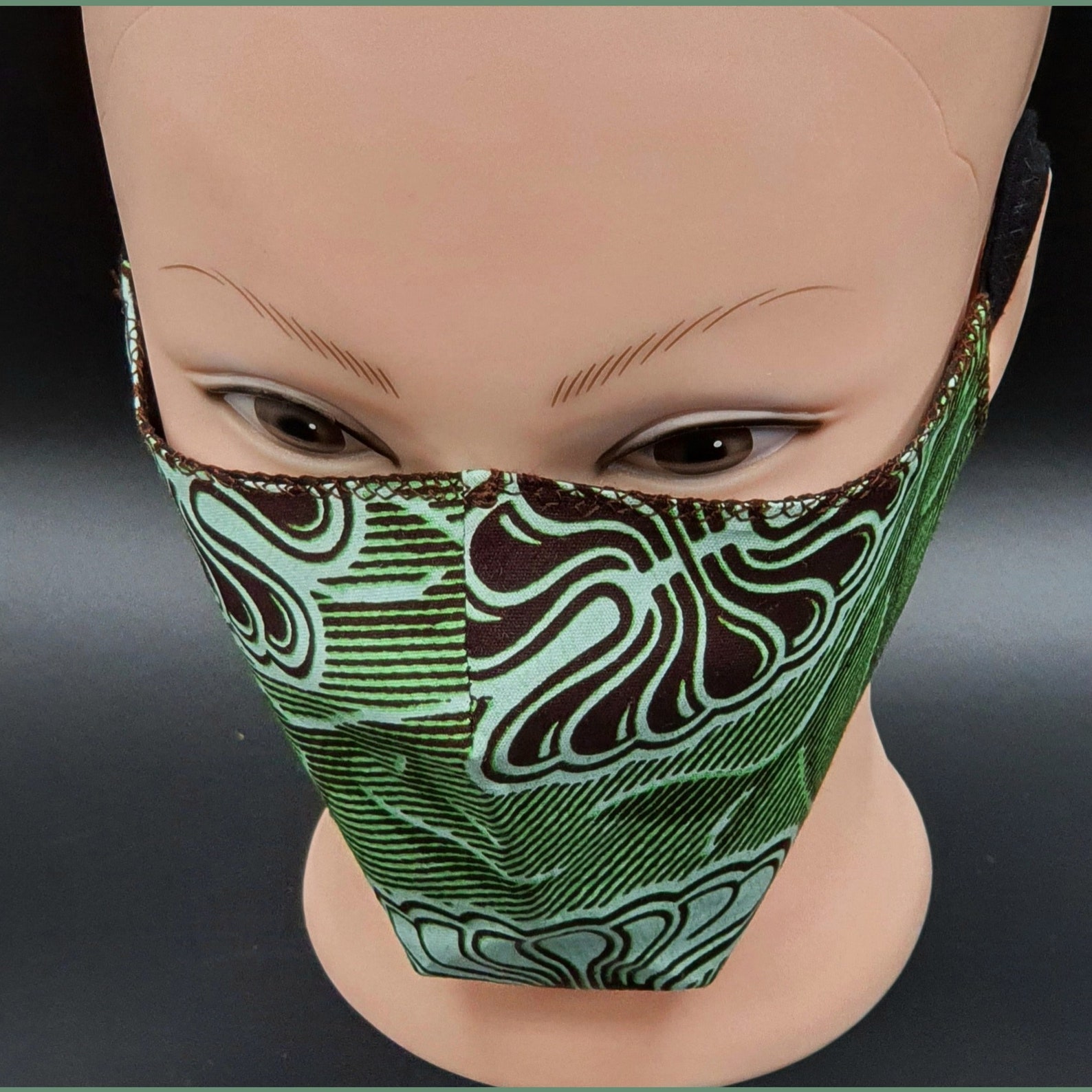 Handmade Face Mask Reusable African Wax print FaceMask Etsy